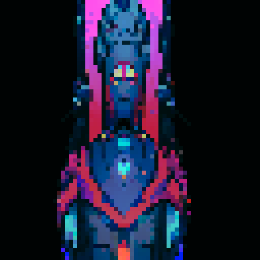 Space ship, vibrant colors, retro vibes, pixelated stars, angular design, glowing thrusters, no background, 8-bit spaceship, glowing cockpit, space exploration, futuristic spacecraft, pixel art style, smooth outline, alighment in center, radar on the top, smooth line,