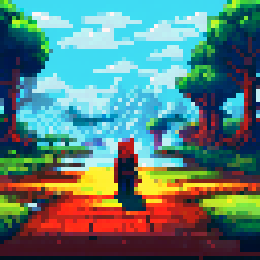 pixel art of final fantasy character, a lancer, full body