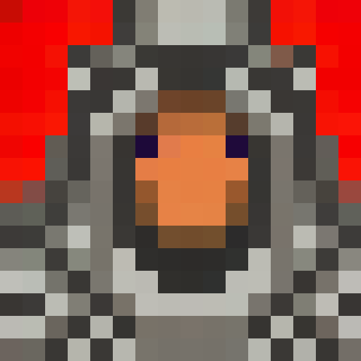 dark energy avatar, glowing eyes, pixel art, game icon, 16x16, close up, portrait