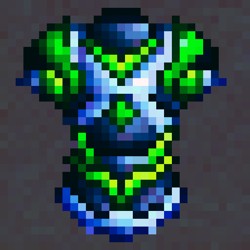 Cyberpunk hacker armor, futuristic and neon colors, aetherpunk