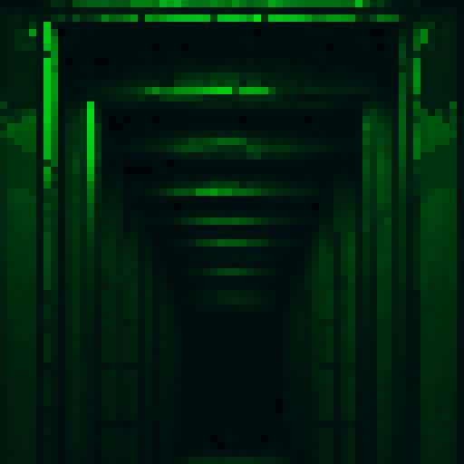 closeup of infinite doorways inside another doorway