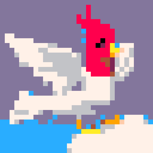 a white bird with a black head and red beak in flight, with dark outline