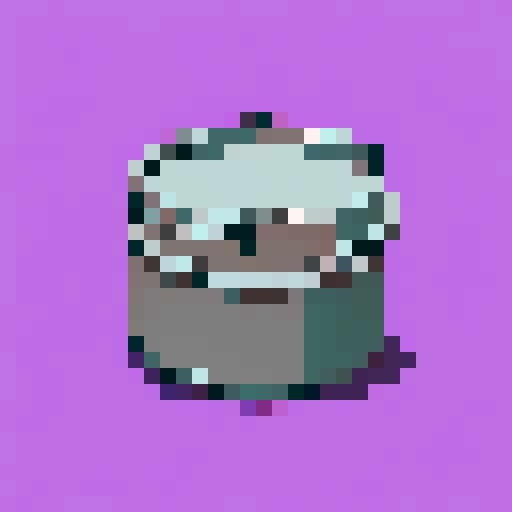 grease can. on a solid color background so I can easily remove the background