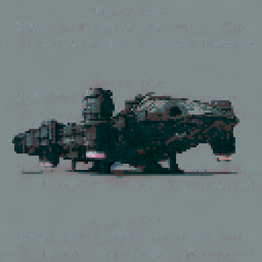pixel art spaceship