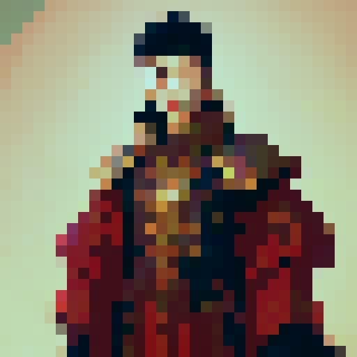 chinese boy in traditional outfit, red robe, black background, adorned with intricate gold designs