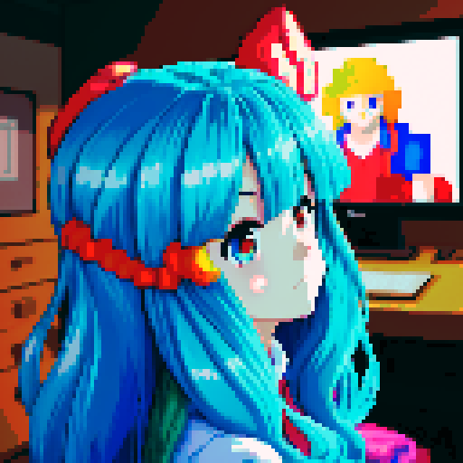 Make the reference image anime style