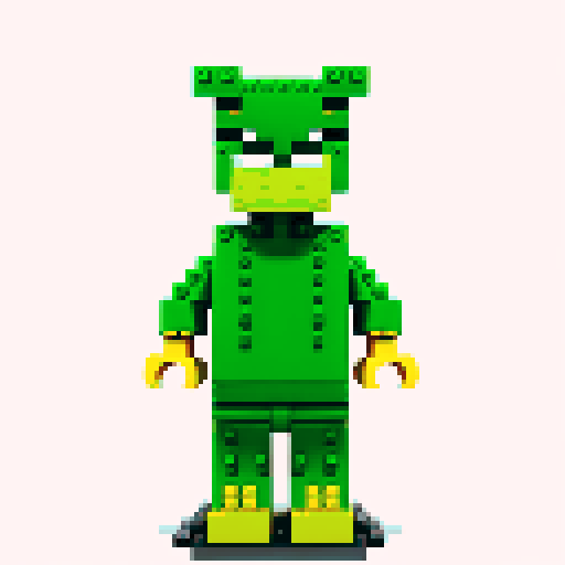 hulk lego pixel
