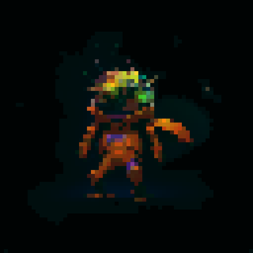 RPG sprite, insect beetle, squat with skinny legs, vibrant and detailed, fantasy RPG