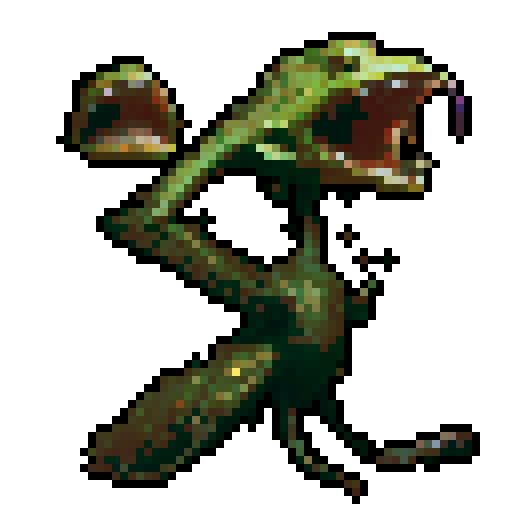 Vicious Venus fly trap poised to attack