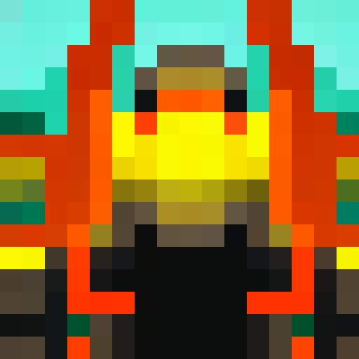 fire emoji, vibrant colors, glowing flames, pixelated details, 16x16 resolution, close-up view, intense heat, flickering light, fiery reds and oranges, digital art style, game icon aesthetic