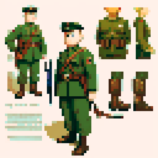 Solider from First World War with TinTin style as inspiration 