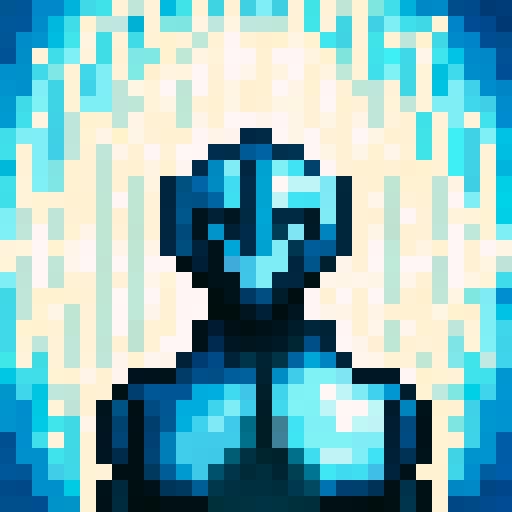 super strong galaxy armour, game icon, 32x32 pixel art, sRGB, skill art, close up, portrait