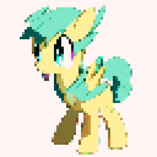A my little pony character smiling