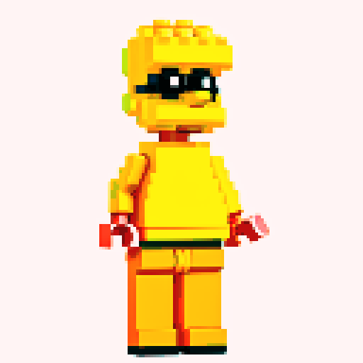 Simpons lego pixel