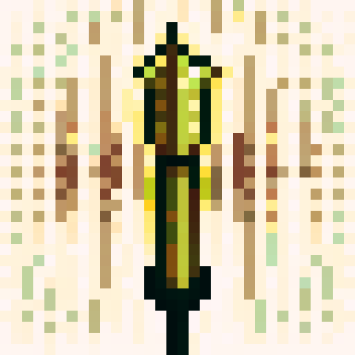 Golden hilt, gem-encrusted metal sword, gleaming in the light, pixel art masterpiece, 32x32 game icon, close-up portrait, showcasing the masterful skill of the artist.
