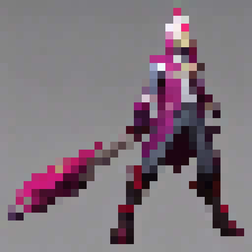 Jhin from league of legends, full body