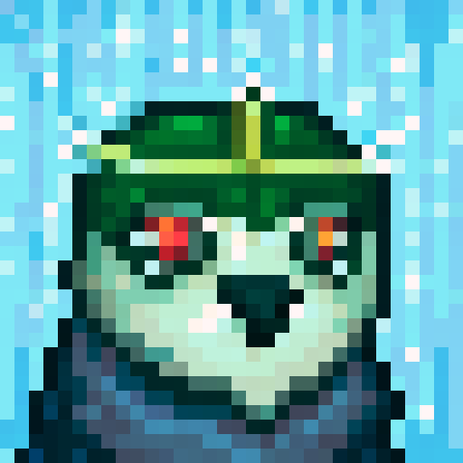 Pepe the frog Avatar, Portrait, glowing eyes, Green color scheme