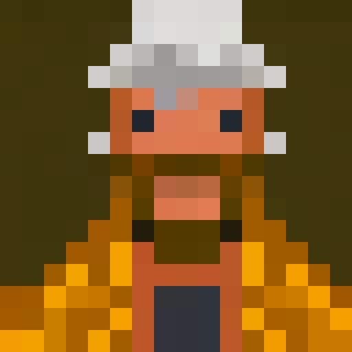 tall bearded man, big nose, wizard costume, frothy beer, game icon, 16x16, pixel art, portrait