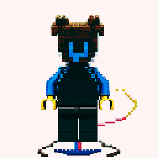 lego pixel gold body color, brick by brick, creating a vibrant pixelated masterpiece, reminiscent of retro video games