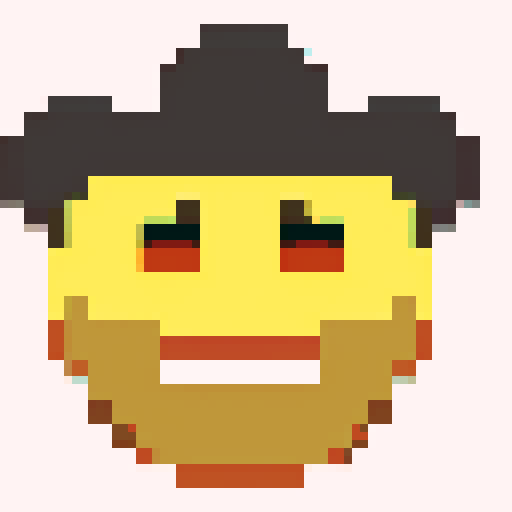 Pixel art with minimal color palette. up to 4 colors 