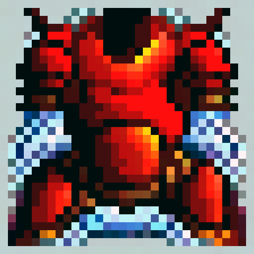 fiery red mage armor, volcanic