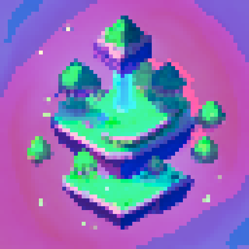 A towering, cylindrical space station surrounded by glowing green energy fields, set against a vast expanse of stars in a landscape portrait