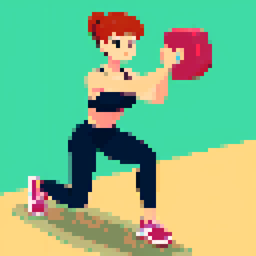 woman doing gym