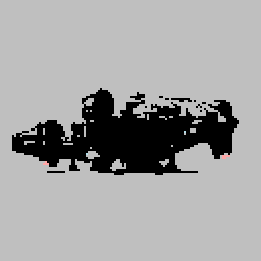 pixel art spaceship