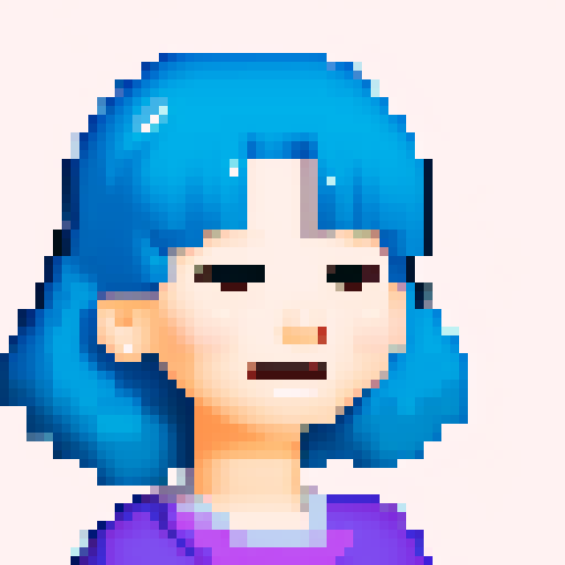 portrait, sprite art, middle aged korean woman, average, smile, aunt