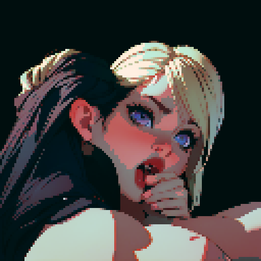 sexy naked woman giving blowjob
