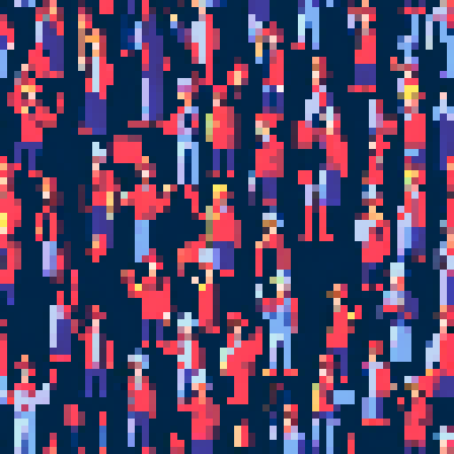 workers, including men and women, rallying for their rights in protest 