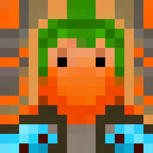 friendly, cute but still scary, jack o lantern, game asset, 16x16, pixel art, player