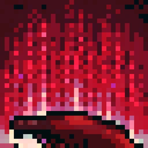 A Pixelart Texture displaying Ruby Texture