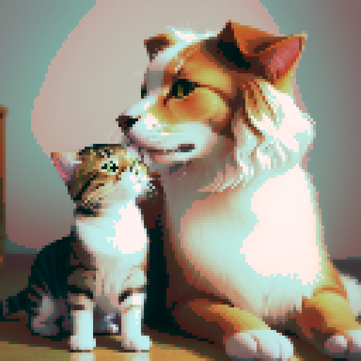 cat and dog