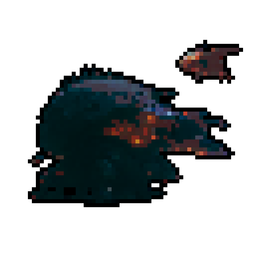 a giant snail with a large shell covered in spikes, dark fantasy