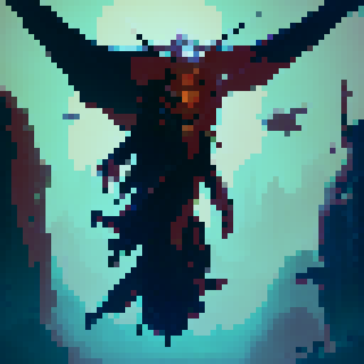 2D platformer level with 8 by 8 pixel tiles, grim vampire hunter themed.