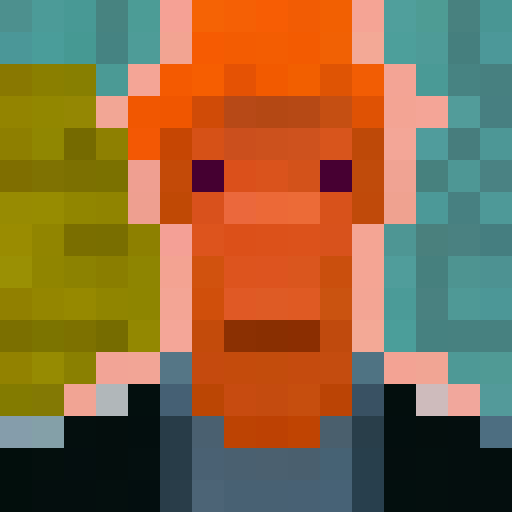 Sam Altman of OpenAI, close-up, pixel art, game icon, 16x16, portrait