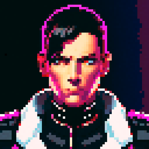 Cyberpunk male trooper 