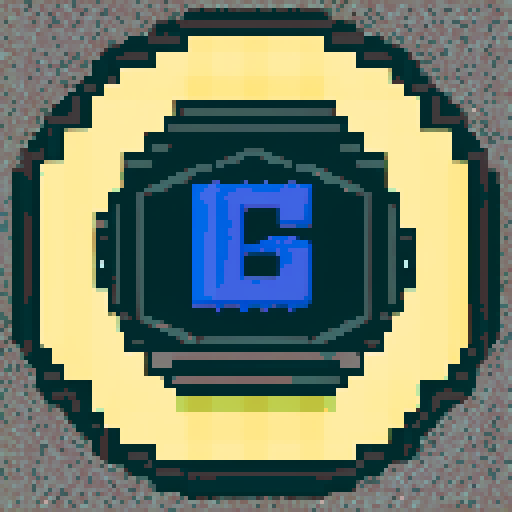 Pixelated cryptocurrency coin