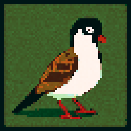 New Zealand Bird with fan tail, dark green and brown.