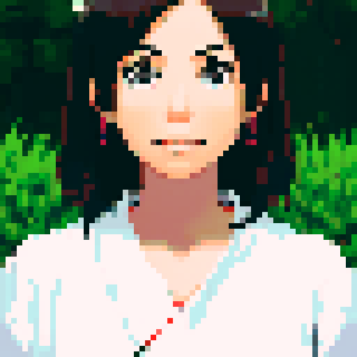 Basic translation from image to pixelated portrait