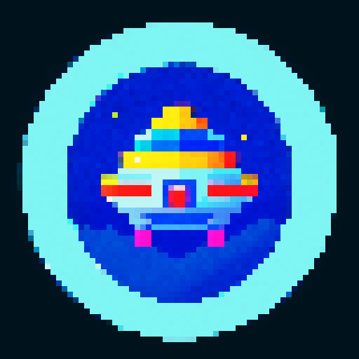 Bottom of a space ship that is hovering above the ground