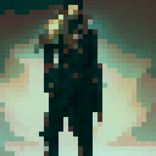 RPG Warrior full body facing left