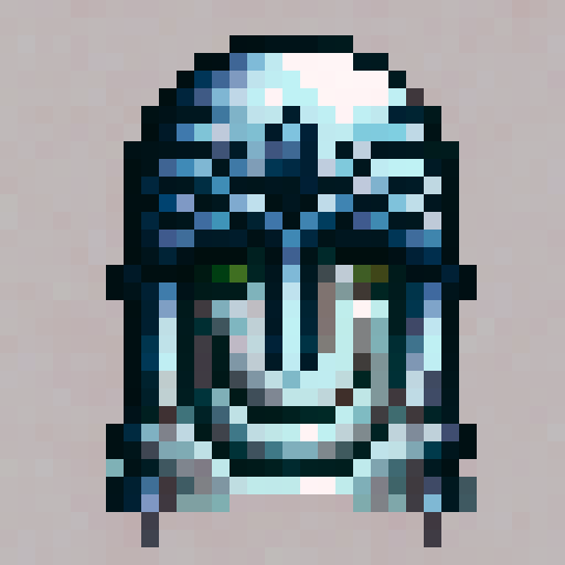 Skeletal helmet, bone white colors