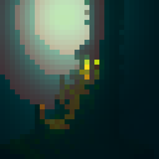 
"Hey Pixelfy! I'd like your assistance in creating a pixel art sprite of a stack of corpses with a creepy atmosphere. Please use dark and chilling colors to achieve the desired effect. The stack of corpses can have various shapes and sizes, with bodies stacked at different angles. If possible, add unsettling details like empty eyes or blood. I'm excited to see your artistic interpretation of this eerie image. Thanks!"