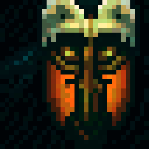Pixel style portrait