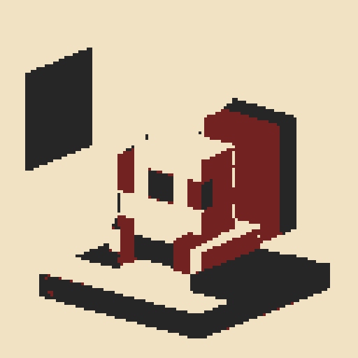 snubbell, vibrant colors, sharp lines, retro video game, cute and chubby, 8-bit, pixel art, sRGB