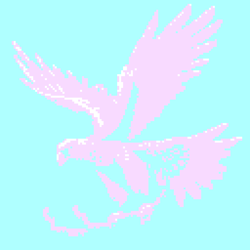 Terraria wings, golden eagle feathers, gradient colors, intricate pixel details, background with no color, pixel art, sRGB color space