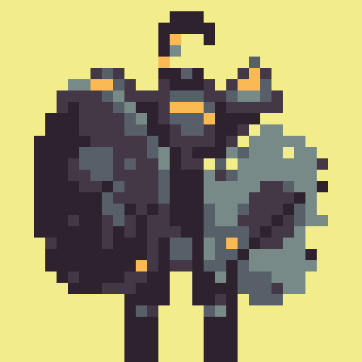 valiant knight, brown-haired, no helmet, wielding a sword and shield, shield embossed with a golden "V", oblique side view