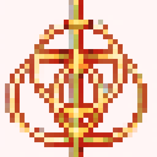 elden ring rune, dark background, game icon, 32x32 pixel art, sRGB, skill art, close up, portrait